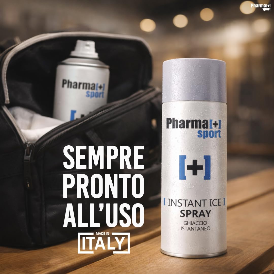PHARMA+SPORT Ghiaccio Spray Sport - Istantaneo, Effetto Freddo, Dispositivo Medico Classe I, 400ml Confezione da 6 Pezzi