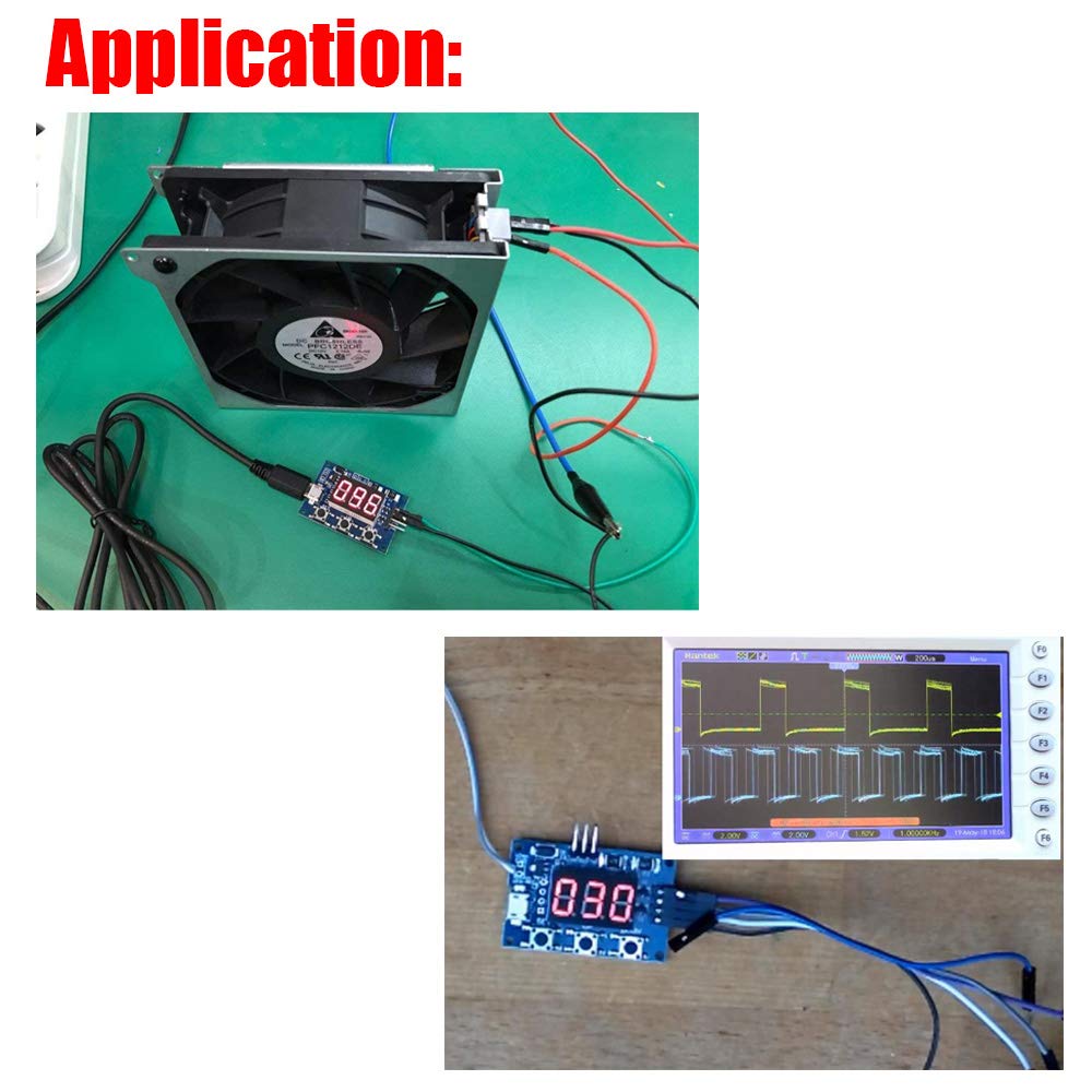 Snapklik.com : DAOKI 2Pack Signal Generator Board 2 Channal Adjustable ...
