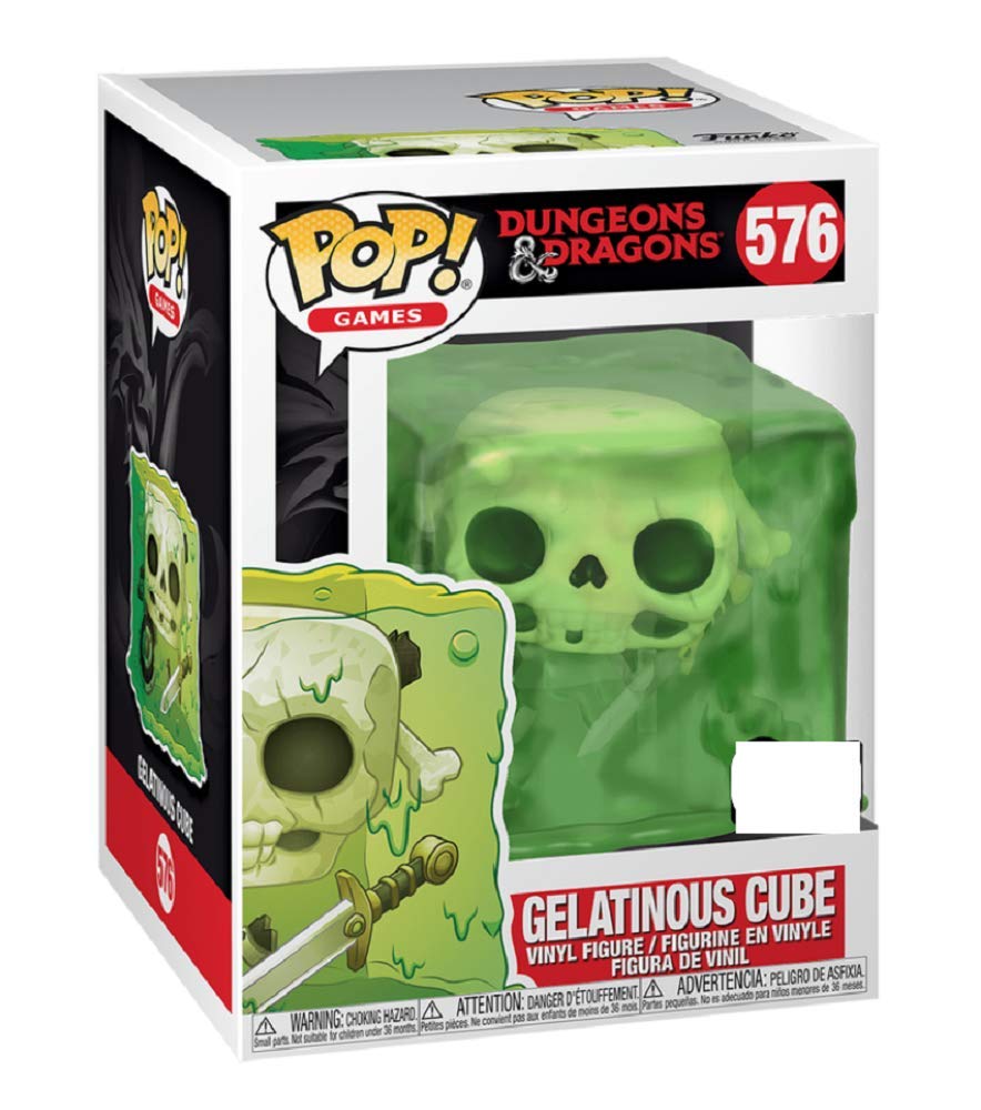 Pop! Dungeons and Dragons Gelatinous Cube Shared Sticker ECCC 2020 Exclusive