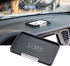 POTAUTO Skid-Proof Anti-Slip Mat for Car Dashboard – Universal Sticky Pad for Mobile Phones, Sunglasses, Coins & Keys – Reusable & Heat Resistant