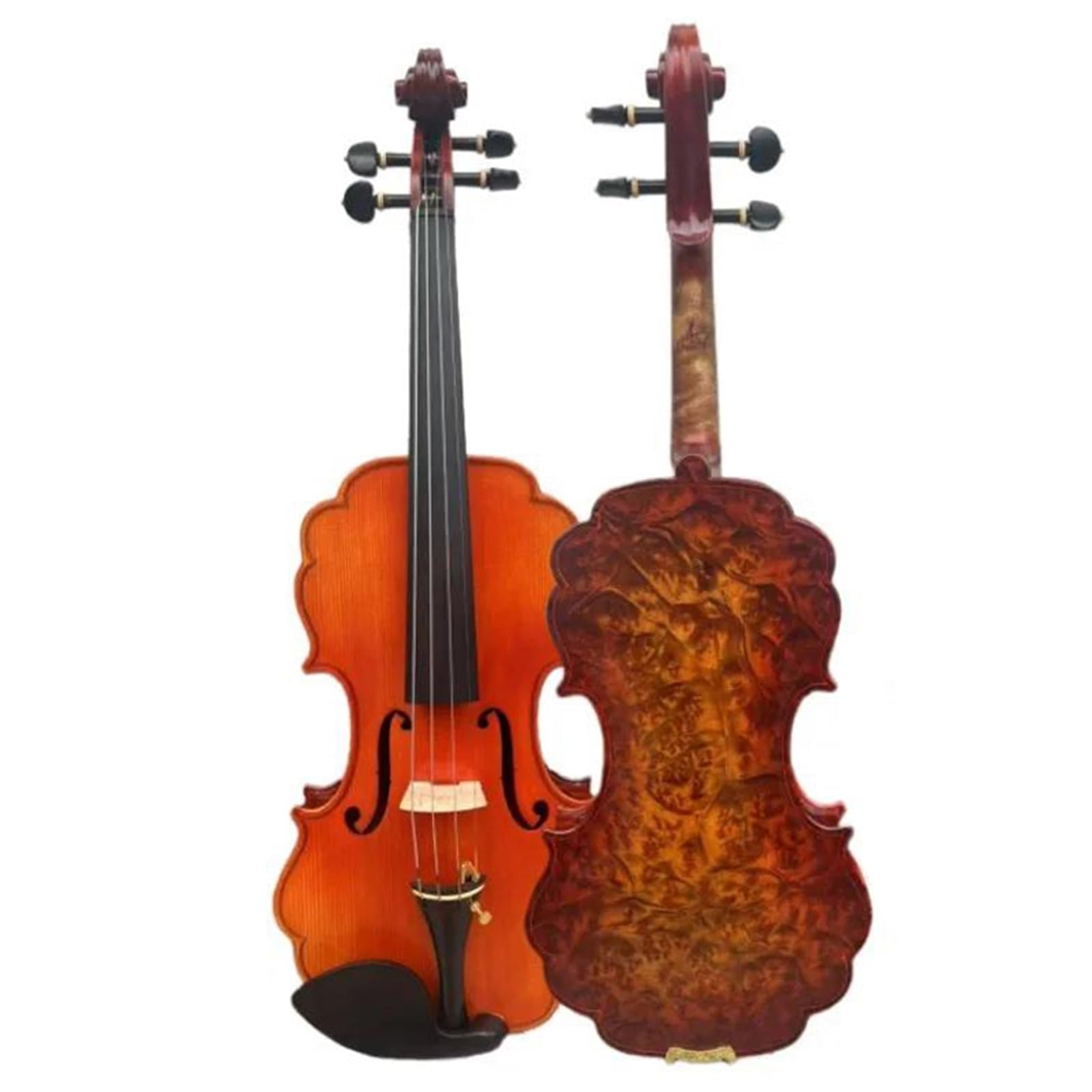 Skrzypce Instrumenty Muzyczne Skrzypce Dla Początkujących I Dorosłych 4/4 Profesjonalne Instrumenty Strunowe Piękny Dźwięk(Model 1)