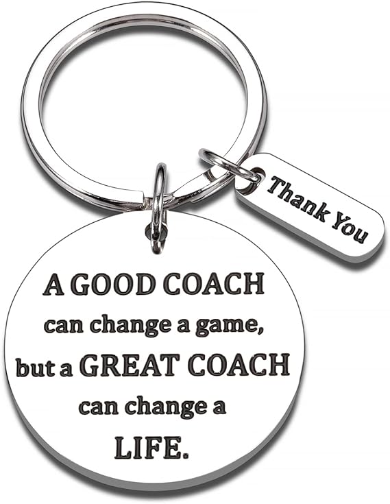 Coach Keychain Gift for Men Women Coach Thank You Gift for