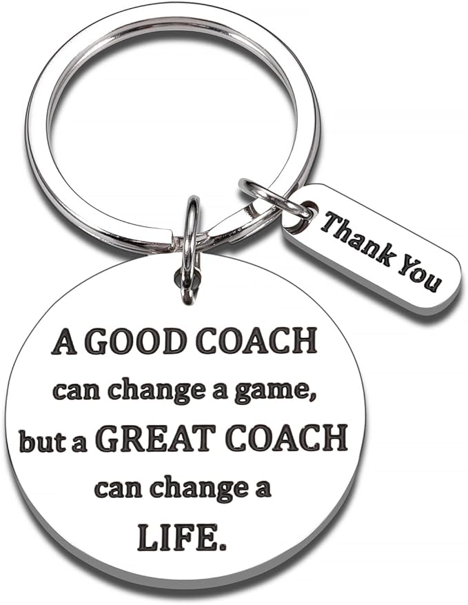Coach Keychain Gift for Men Women Coach Thank You Gift for