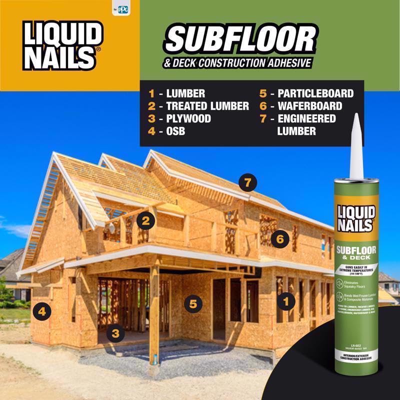 Liquid Nails LN-602 adhesivo 10 oz miniatura 7