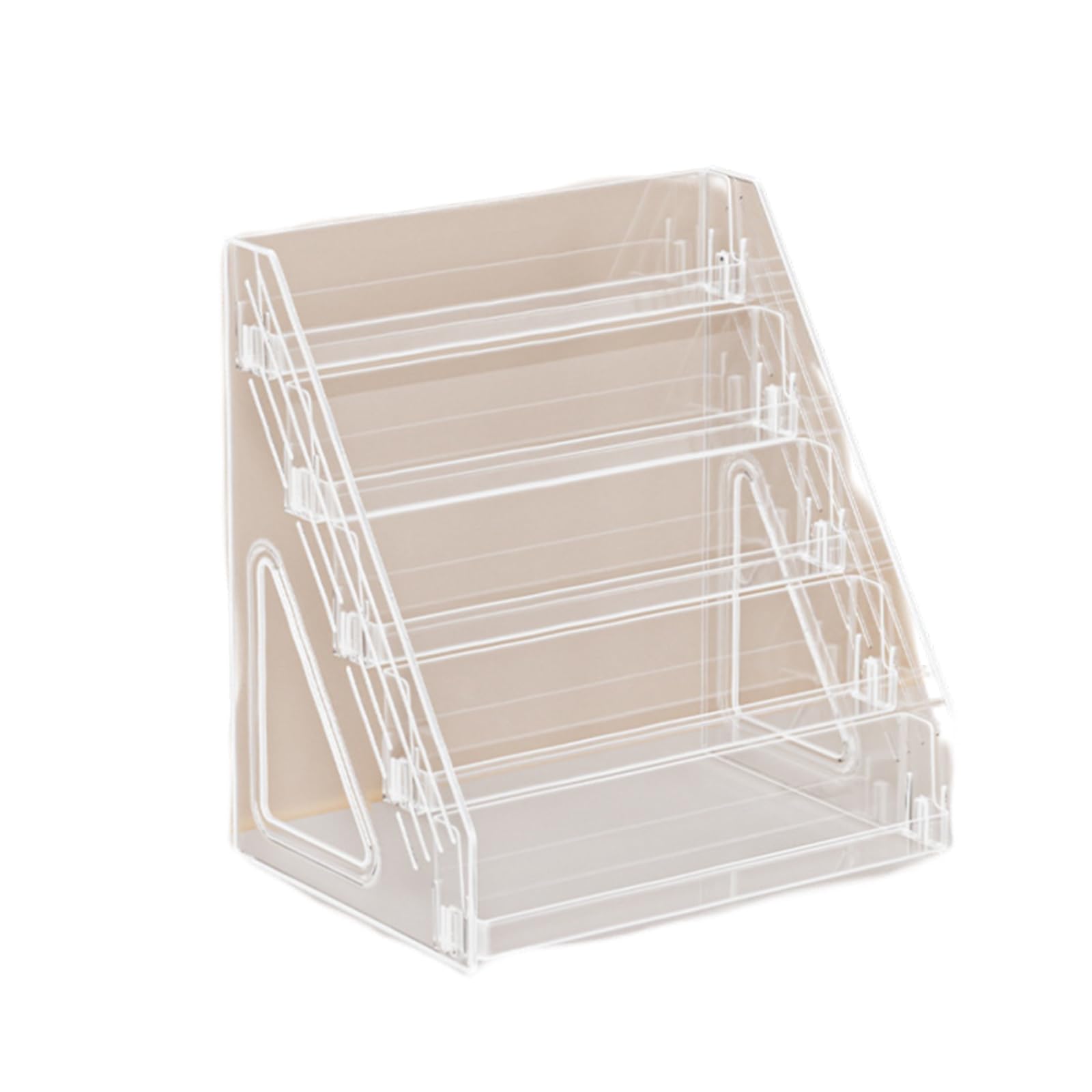 Aqvjd Multi-Tiered Acrylic Card Display Stand Desktop Card Organiser for Collectible Graded Baseball Basketball Trading Cards Graded Stand