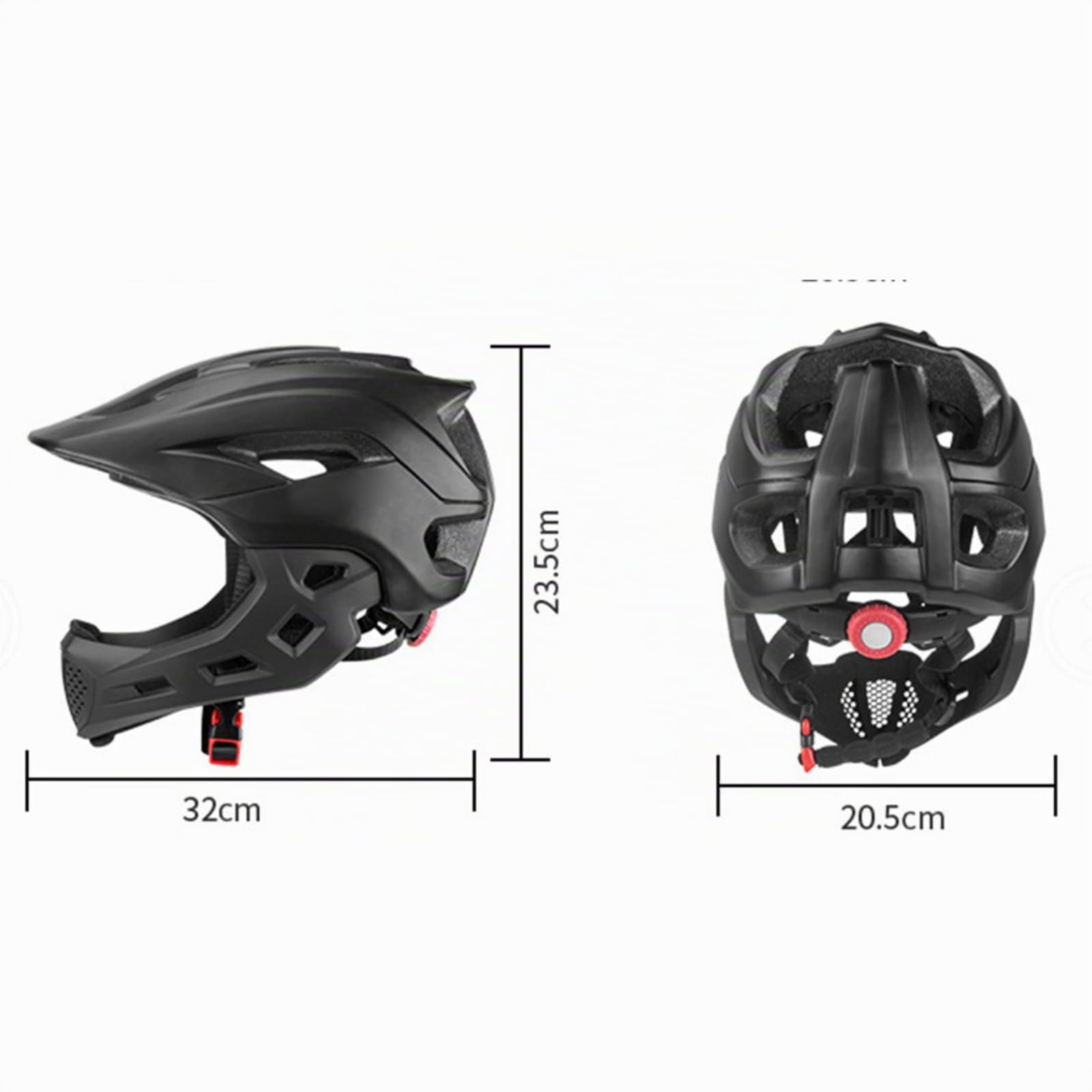Casque intégral pour enfants, protège-menton amovible, casque de vélo pour enfants, casque de planche à roulettes, équipement de protection pour le cyclisme, le skateboard, le patinage à roulettes