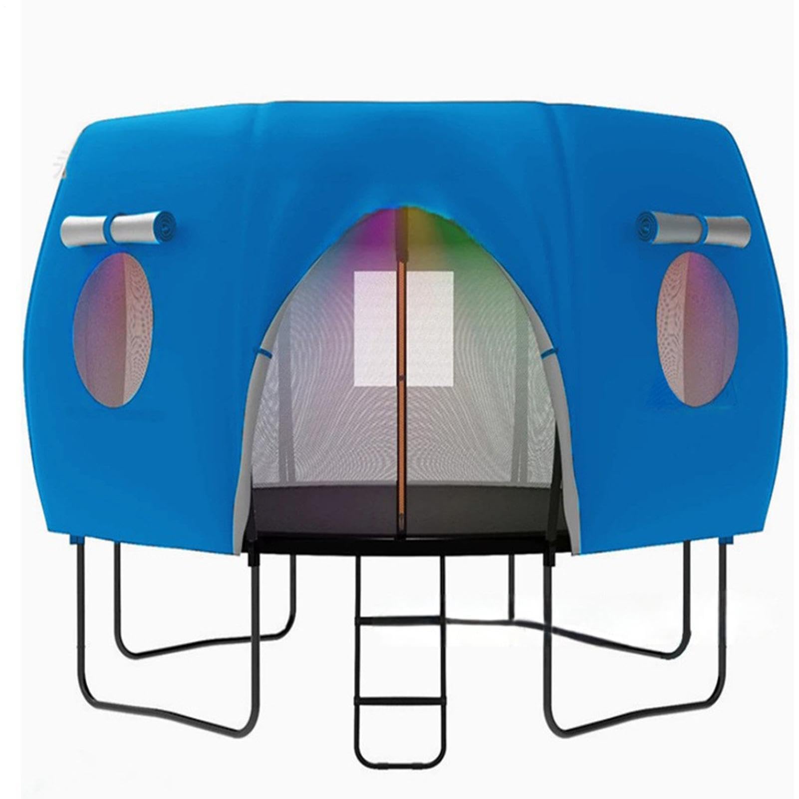Generico Tenda per Tappeto Elastico Tenda Protettiva Parasole per Tendalino | Copertura Antivento per Tappeto Elastico Campeggio All'Aperto Giardino Cortile Patio e Palestra Domestica
