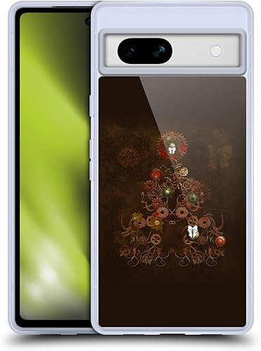 Miniatura 10 de Head Case Designs Officially Licensed Simone Gatterwe Mirrorface Vintage and Steampunk Soft Gel Case Compatible with Google Pixel 7a