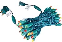 Vista 7 de Juego de luces LED de Navidad de 50 unidades, 5MM de ángulo amplio, luces de Navidad LED para exteriores, para jardín, patio, árboles de Navidad