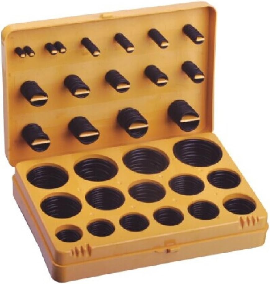 Metric O-Ring Kit Rubber Washer Seals Assortment Set 30 Sizes - High Engineering Grade Nitrile (NBR/Buna) Rubber Ideal for Maintenance & Plumbing - Shipped direct by Amazon