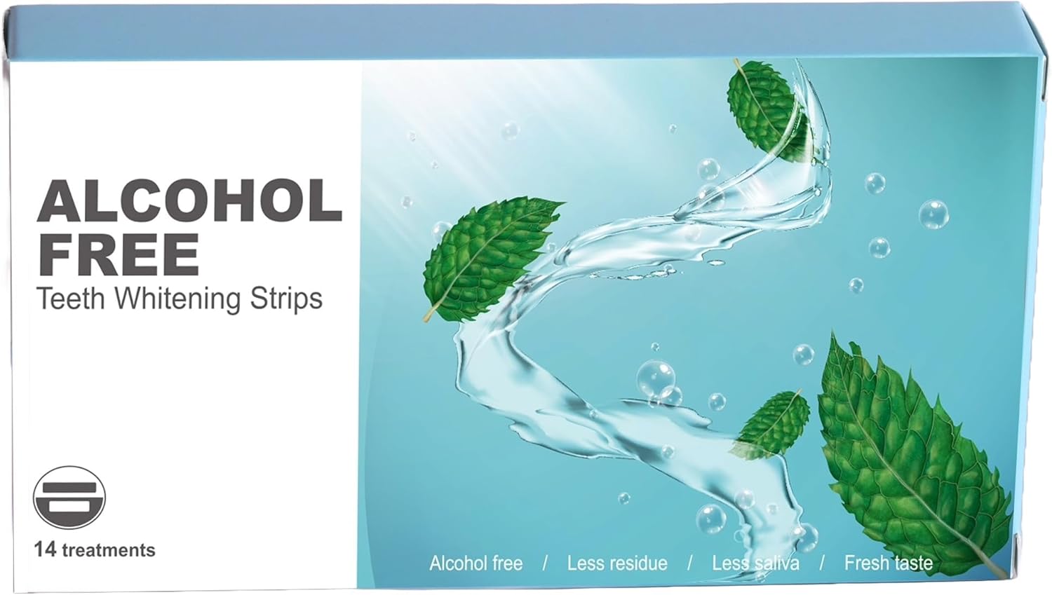 AlcoholFree Teeth Whitening Strips Gentle, Highly Effective