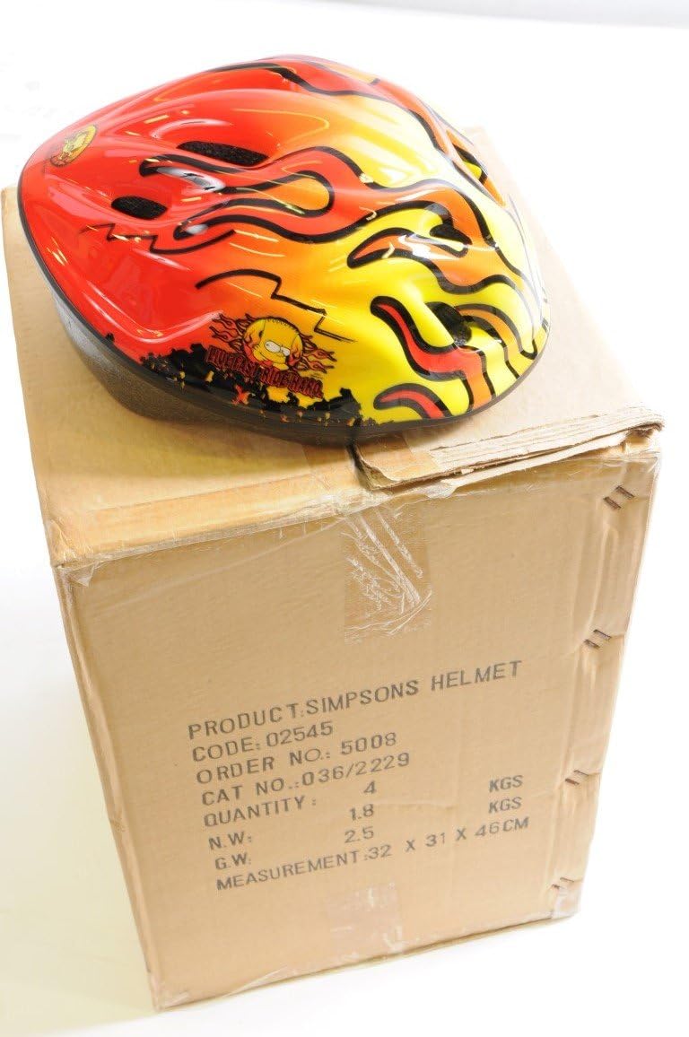 WHOLESALE JOB LOT 4 SIMPSONS BIKE, SKATE BOARDERS, INLINE SKATE SCOOTER HELMETS IDEAL FOR ONLINE SELERS, CAR BOOTERS ETC