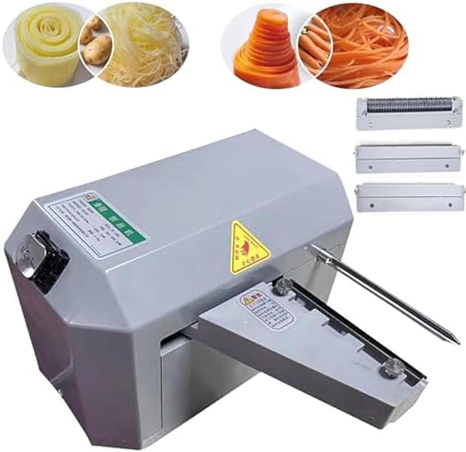 ASerZenith Multi-Function Vegetable Spiral Slicer For Continuous Cutting And Shredding