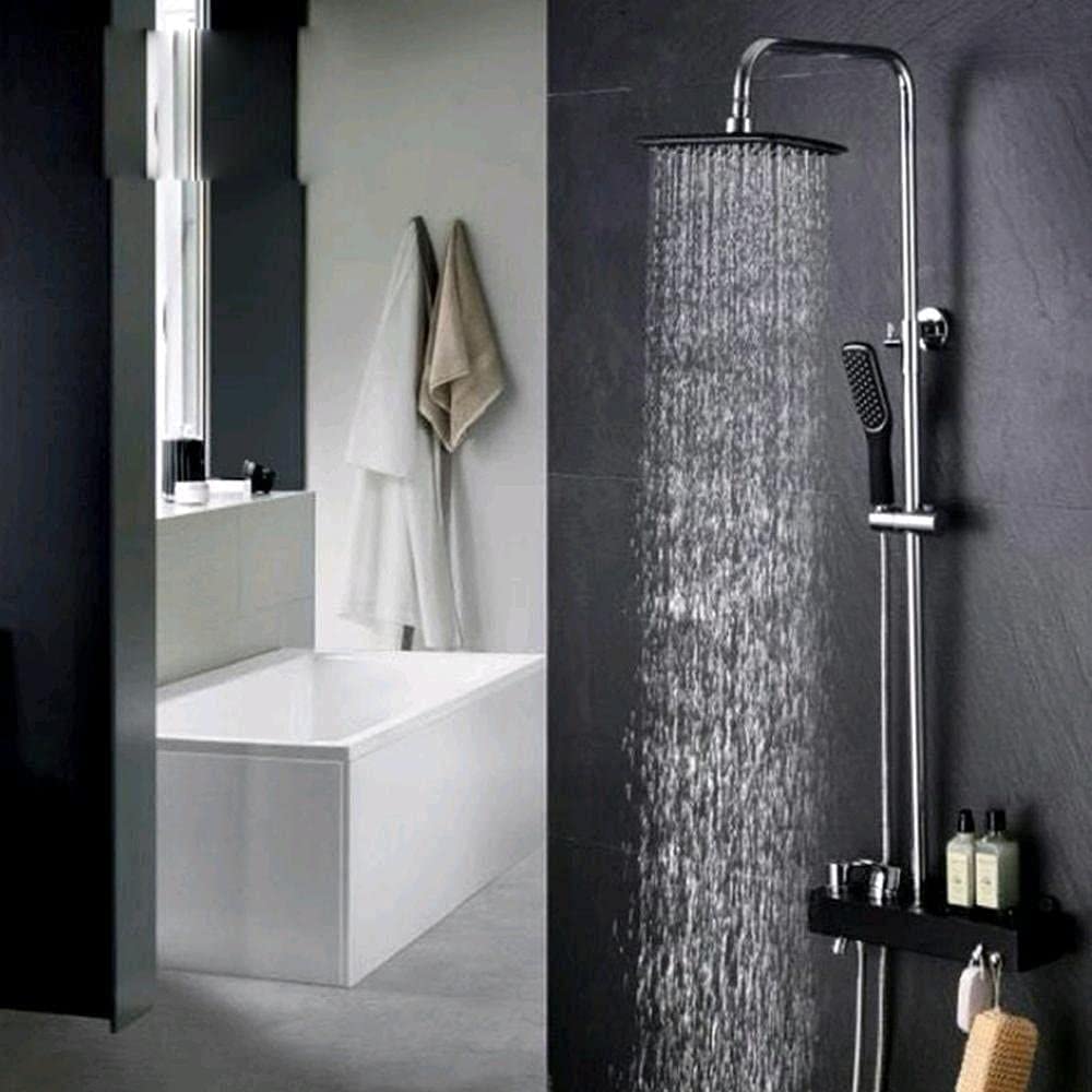 Ensemble de douche en cuivre de luxe avec thermostat design pour robinet