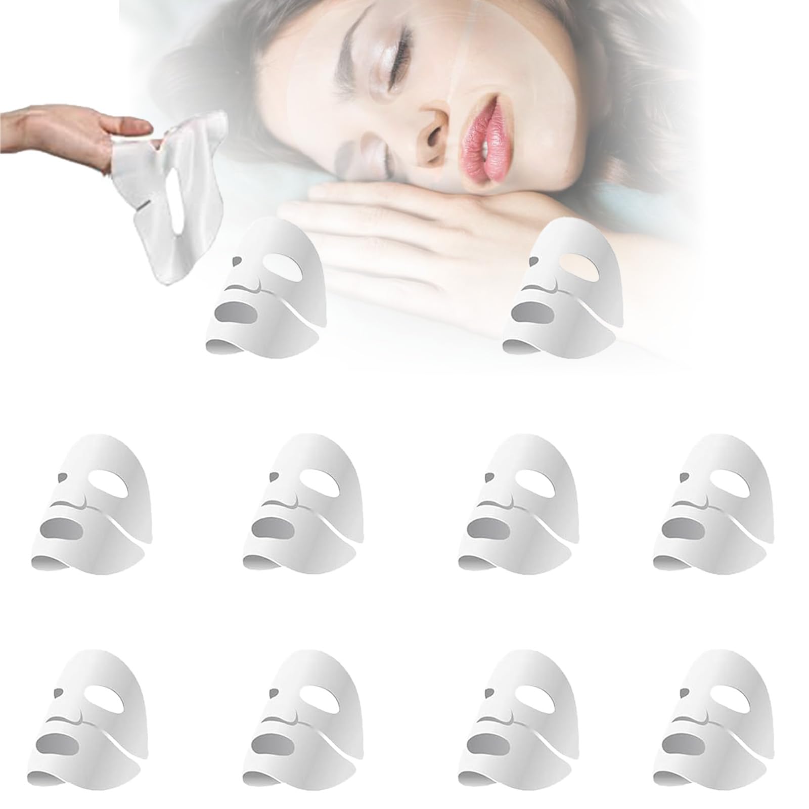 Deep Collagen Anti Wrinkle Lifting Mask, collagen face mask sheets,collagen sheet mask,Anti Wrinkle Mask, Bio Collagen Face Mask, Overnight Face Mas(10pcs)