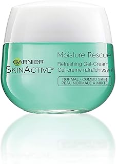 Garnier SkinActive Moisture Rescue Refreshing Gel-Cream, Normal/Combo Skin, 1.7 Ounce