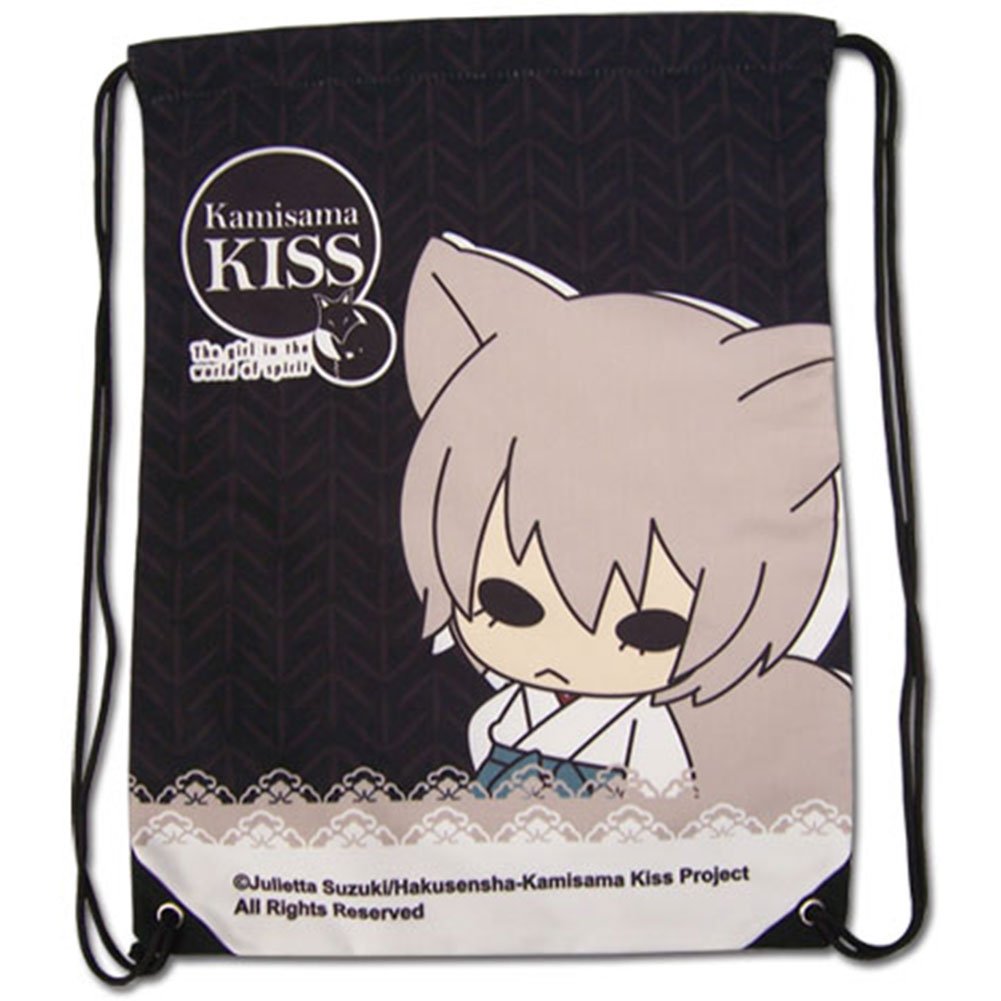 Kamisama Kiss - Tomoe SD Drawstring Bag, Black, 14", Drawstring
