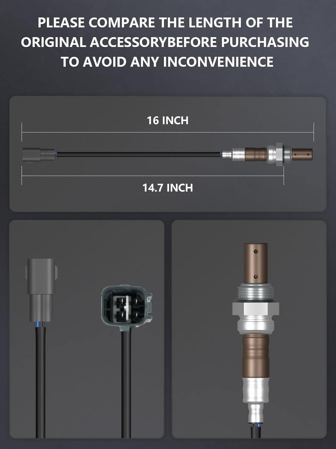 Marsflex Air Fuel Ratio O2 Oxygen Sensor Upstream 234-9021 Compatible with Toyota 2000-2004 Avalon 2001 Camry 2001-2003 Sienna 2001-2003 Solara Lexus 2000-2001 ES300 3.0L V6, Replacement 250-54057