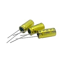 Vista 12 de 10 piezas 15uf 100V condensador electrolítico no polarizado - 10x17mm (0.39x0.67in) condensador NP para divisor de frecuencia de tweeter de audio