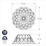 Nordic Ware Forma do pieczenia, odlew aluminiowy, złoto, 26 cm