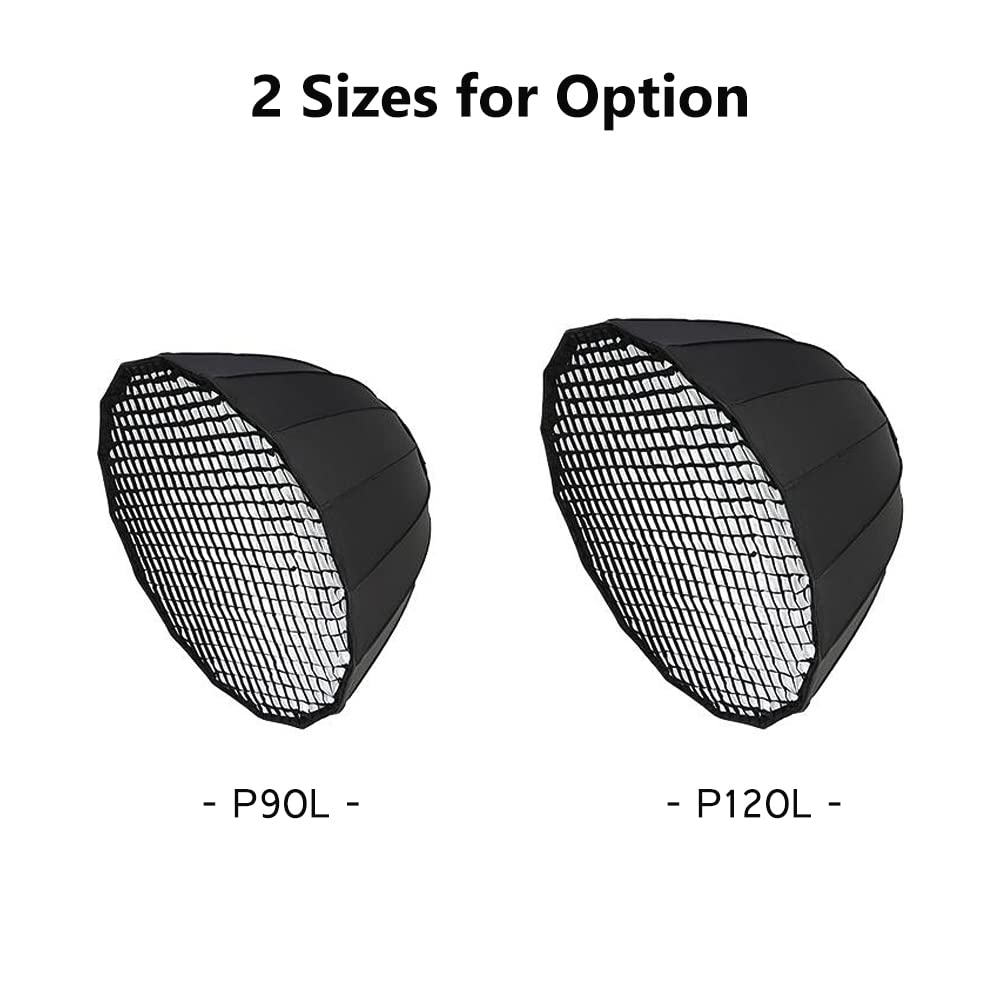 Andoer 90 cm / 35 pollici Softbox Honeycomb Grid 16 Robs Fotografia Profonda Parabolic Softbox Grid per Studio Fotografia