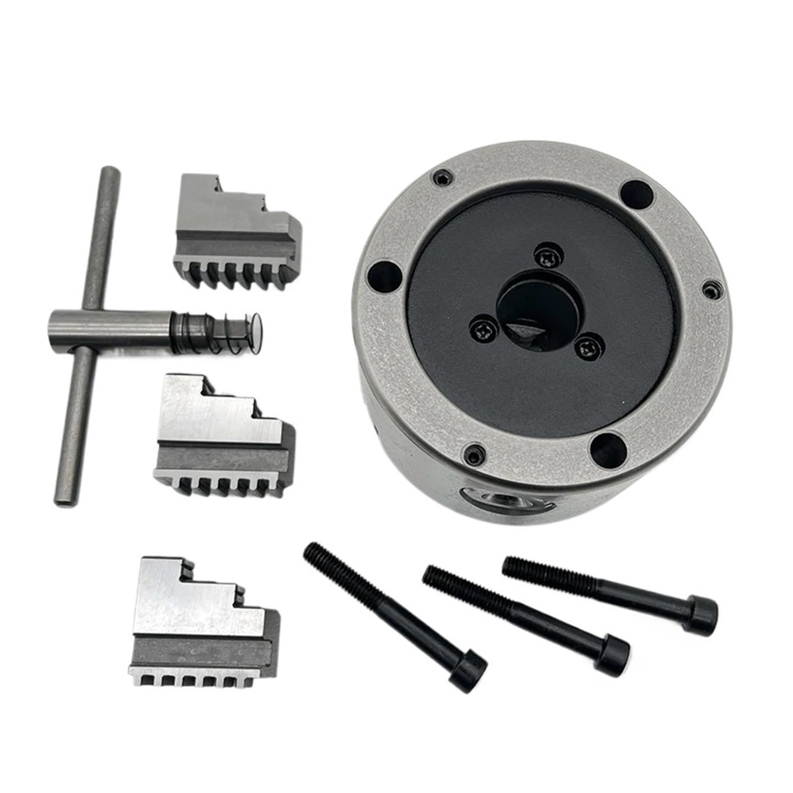 Uchwyt tokarski 100 mm K11-100 uchwyt przedni szczęki 3-otworowe samocentrujące mini ręczne do metalu