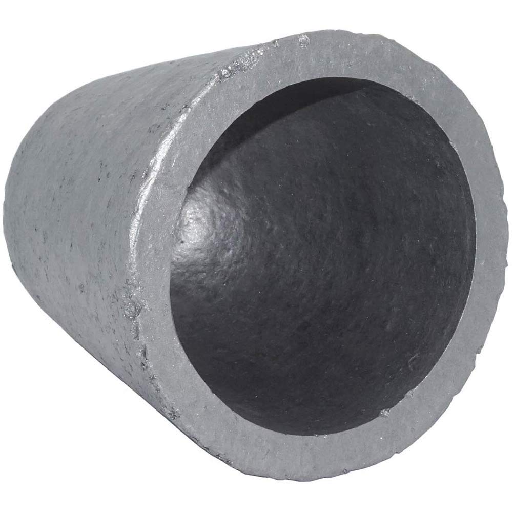 Crogiolo di Grafite, raffinazione della Fusione di Metalli Dorati for lingotti di ghisa (12 kg di Rame o 4 kg di Alluminio)