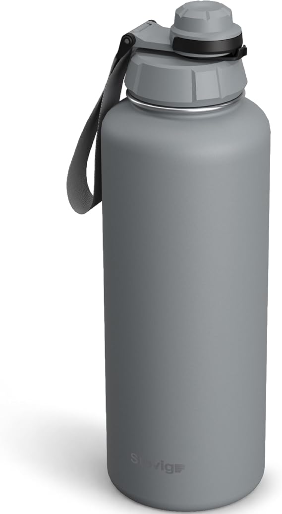 1 Hand Leak-Proof Sızdırmaz Çelik Termos 1500 Mililitre Grey ST-253