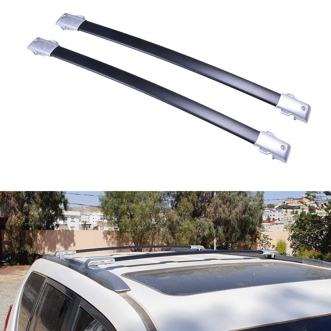 Roof Rack Cross Bars for Lexus GX460 2010 - 2022 Top Roof Crossbars Luggage Carrier Black (POS-LG01)