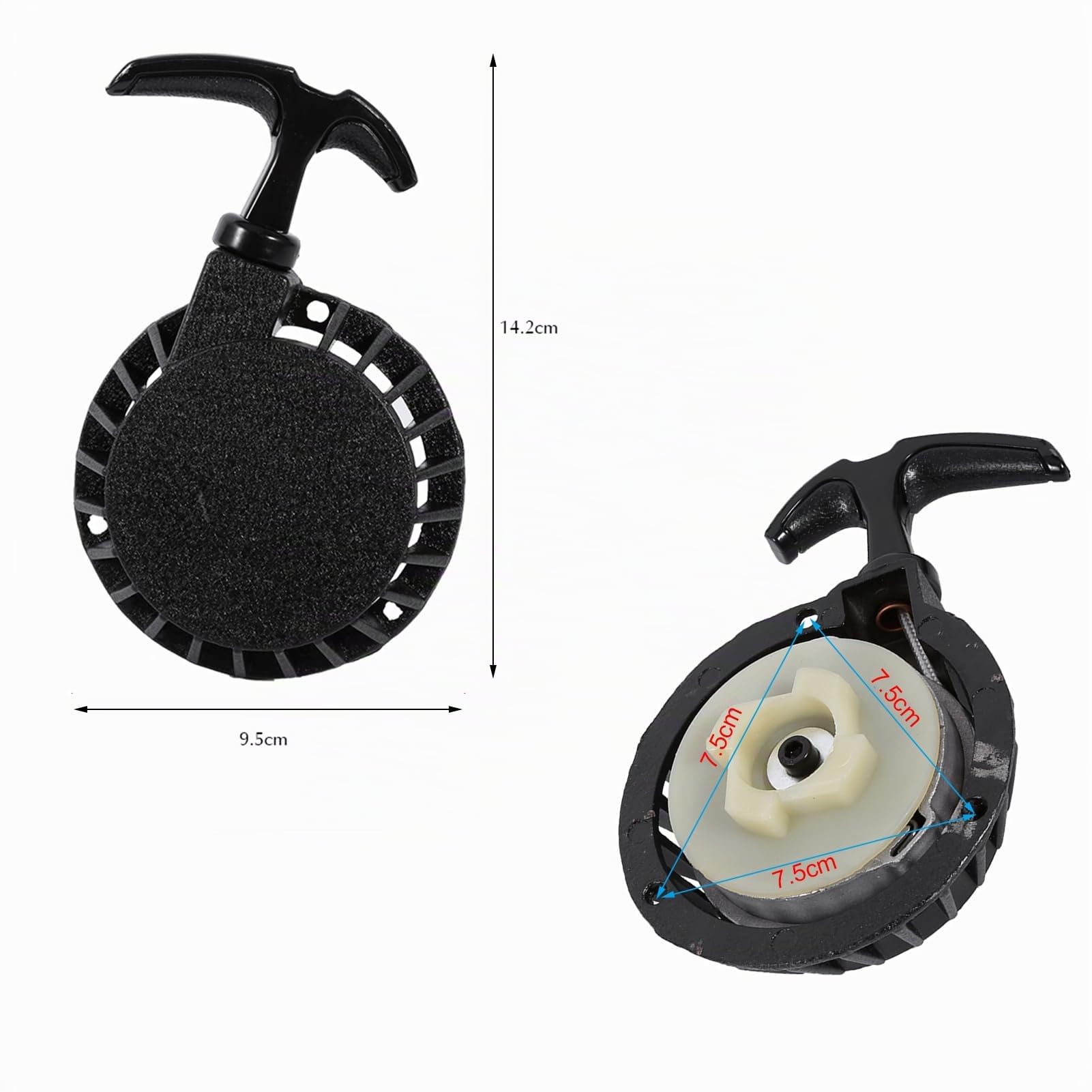 Avviamento a Strappo Facile, Avviamento a Strappo in Alluminio per Mini Bici di Sporcizia Tascabile Minimoto ATV Quad