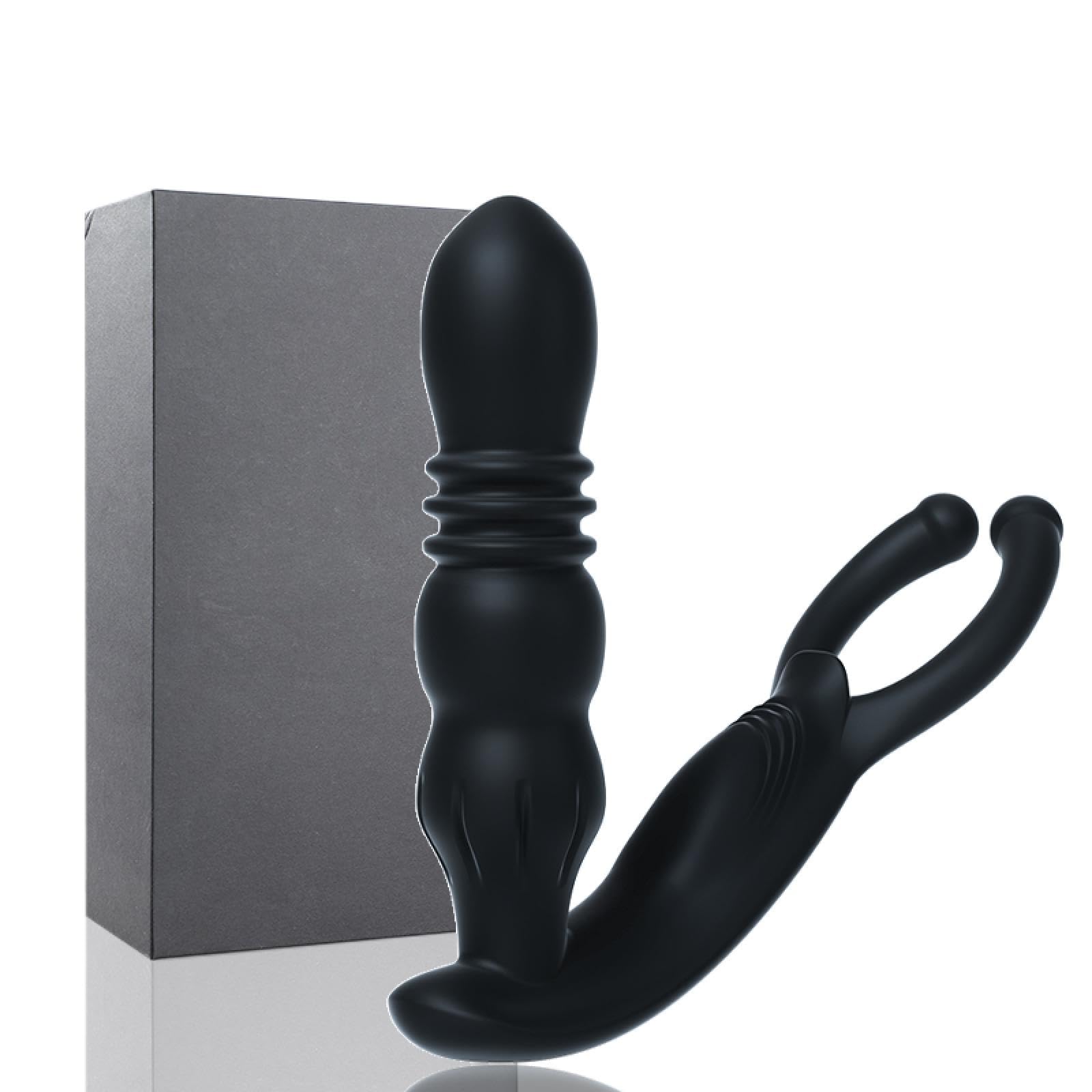 Plug anale 10 uomini vibratore anale Plug giocattoli sessuali telecomandati Per uomini plug anale gay Dildo telescopico Masturbatore Prodotto adulto Macchina del sesso con dildo
