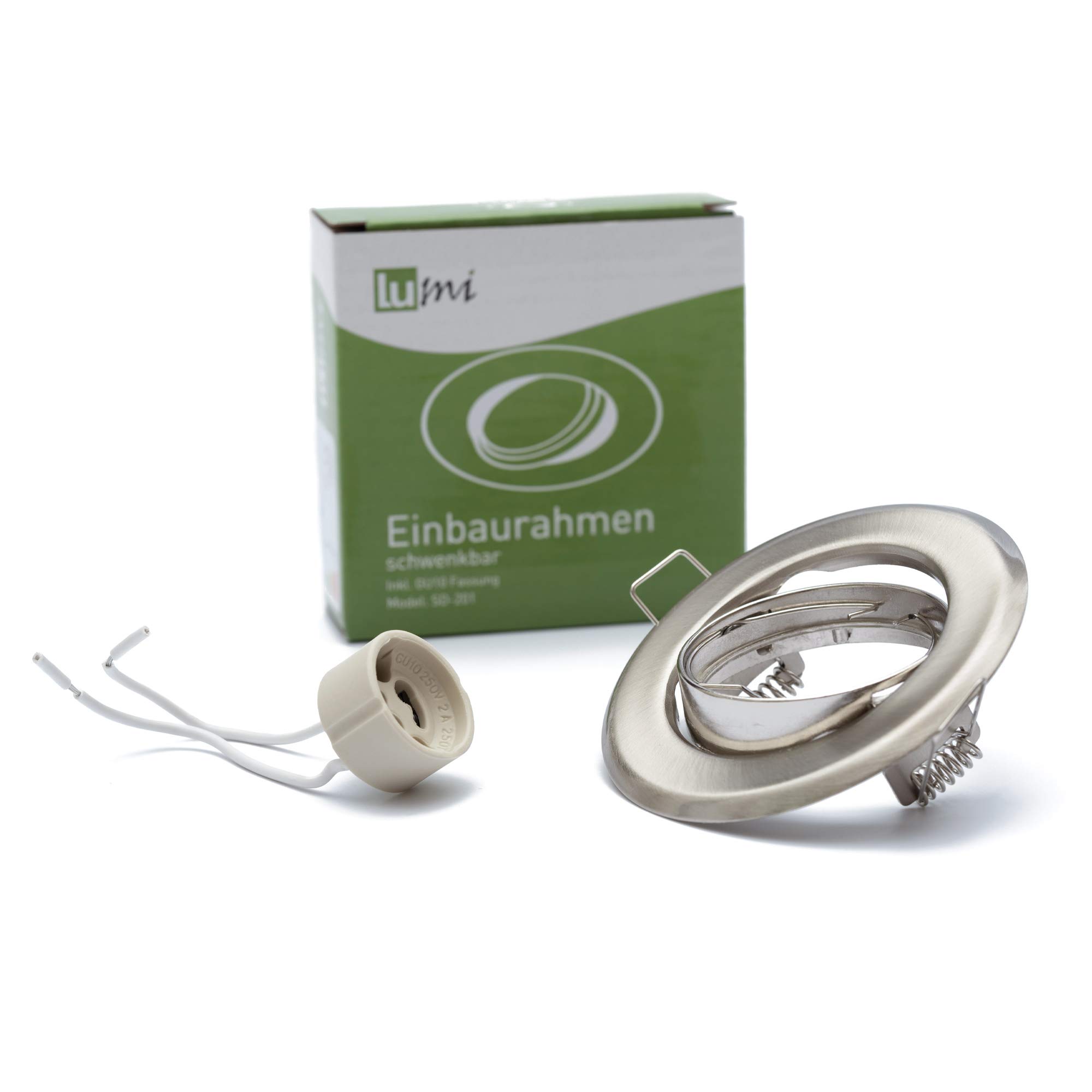 Cadre De Montage En Acier Inoxydable Brossé Carré Pour Spot