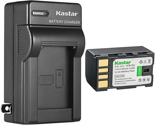 Miniatura 10 de Kastar Paquete de 2 baterías y cargador de pared de CA de repuesto para JVC BN-VF808 BN-VF808U BN-VF815 BN-VF815U BN-VF823 BN-VF823U BN-VF915