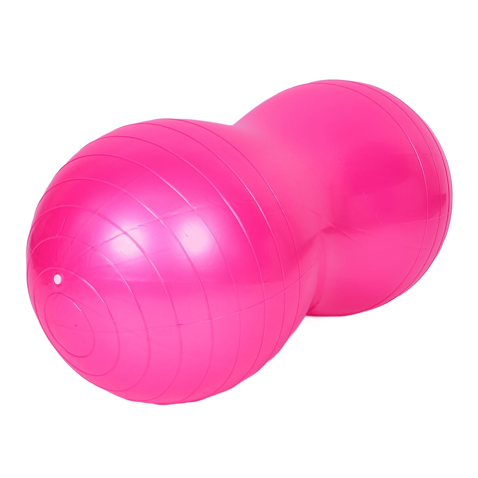 Pelota de Ejercicio Grande de PVC con Forma de Maní, Antiexplosión, con Bomba Incluida, para Pilates y Ejercicios de Embarazo con Soporte Mejorado y Función Masaje