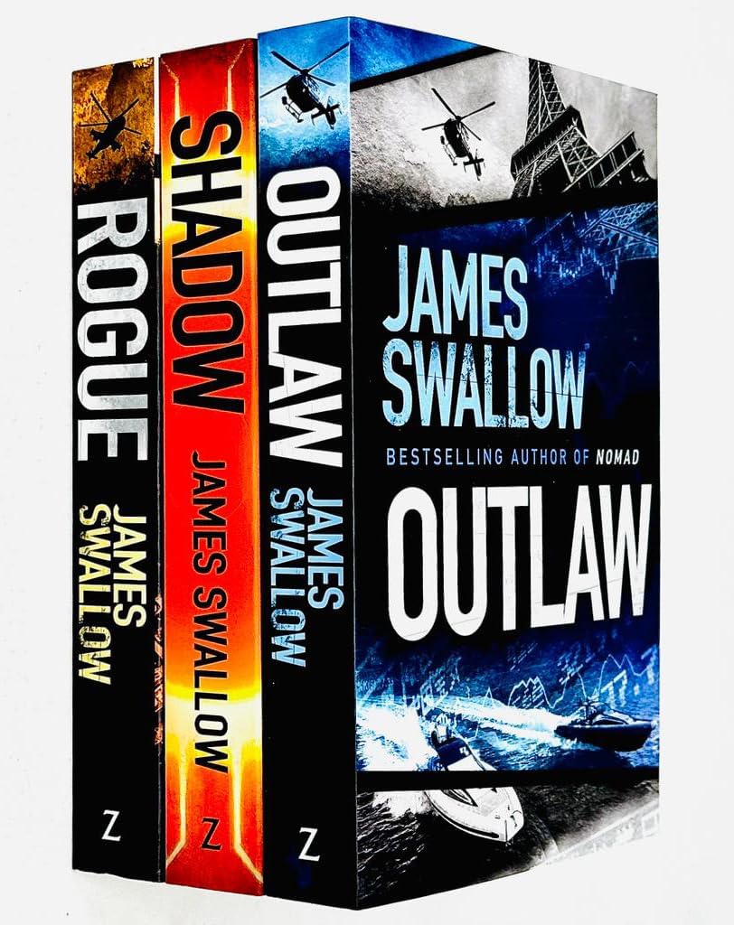 Marc Dane Series (4-6) Collection 3 Books Set By James Swallow(Shadow, Rogue, Outlaw)