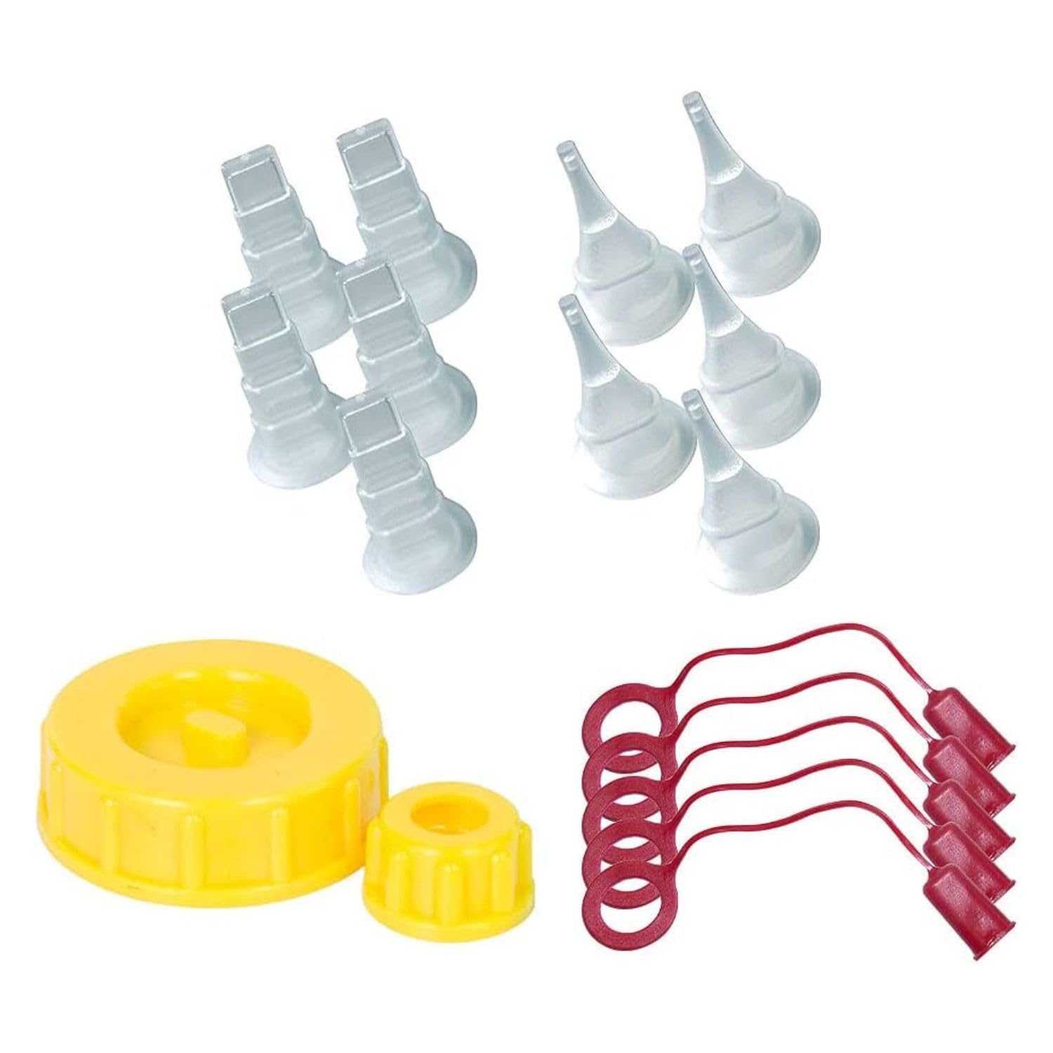 FastCap Fastedge Glu-Bot Tip Kit - 16 Ounce Capacity, Replacement Lid, Ring, Blade & Yorker Tips, Caps Included - Original Version - 98229