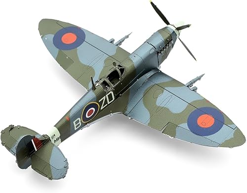 Miniatura 6 de Metal Earth Supermarine Spitfire Color 3D Metal Modelo Kit Fascinaciones