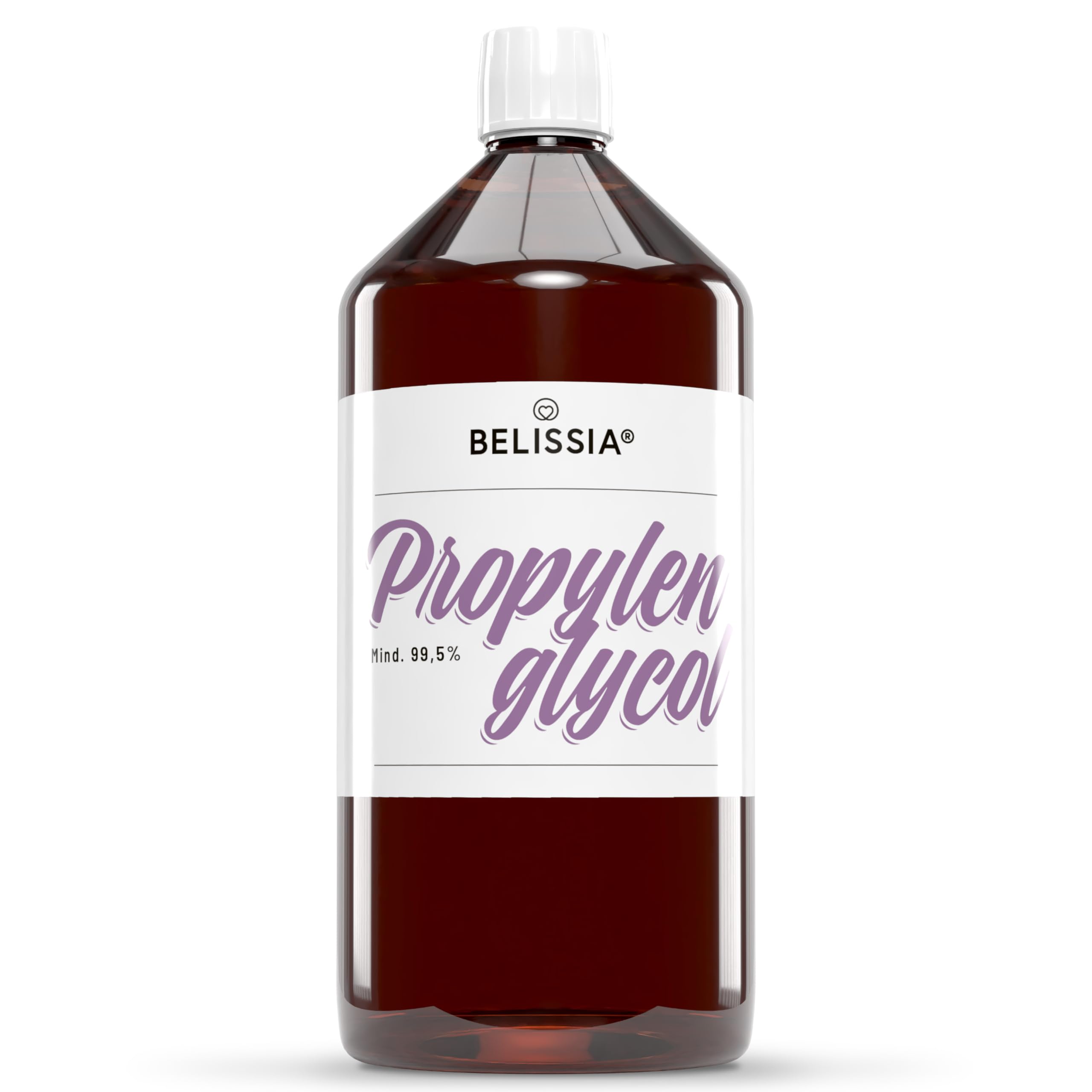 Belissia Glycerin VG 99,5% + Propylenglykol PG 99,9% – 2x1000ml, Vegan, Laborqualität