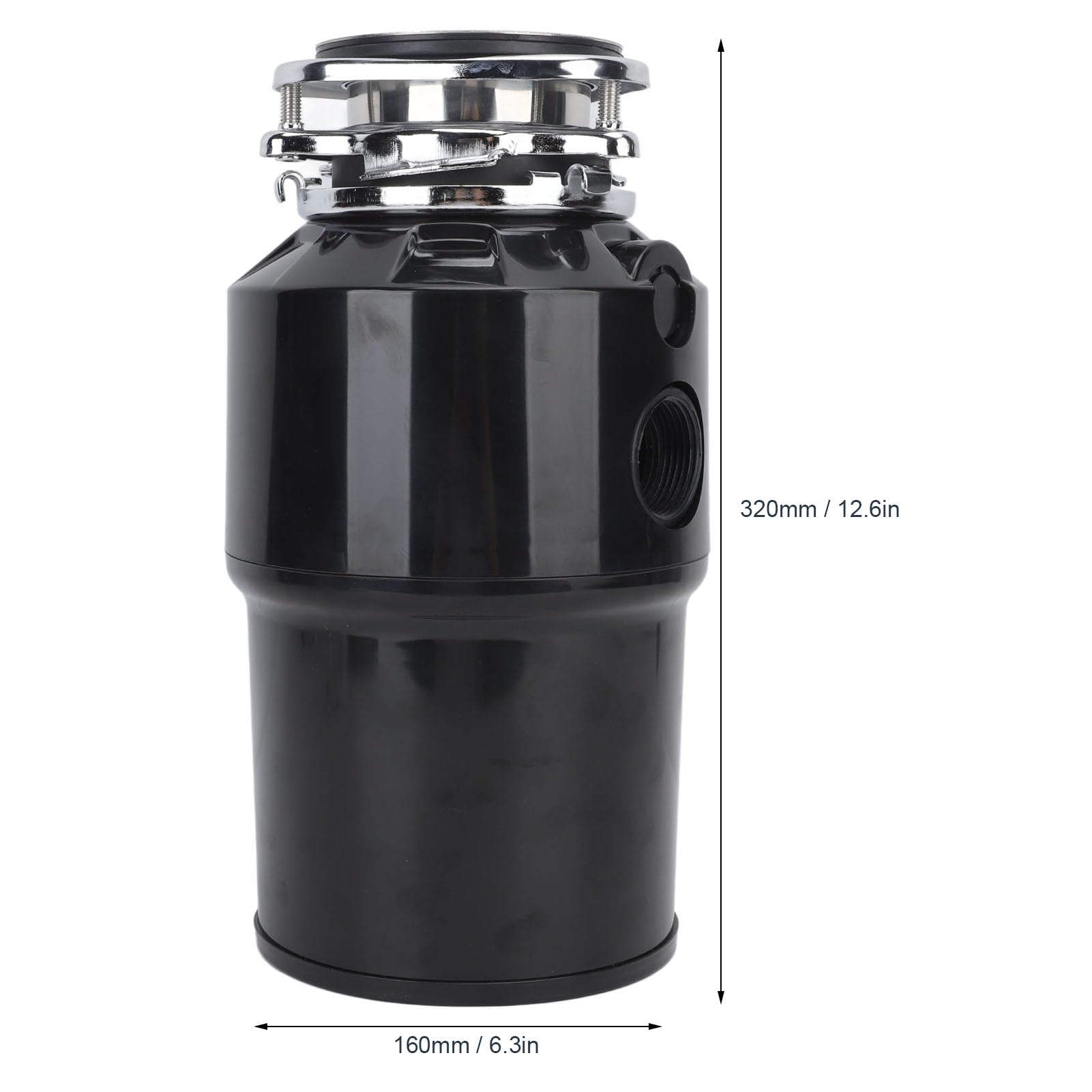 Trituratore Rifiuti Alimentari 630W per - Sminuzzatore Efficace a 2800 RPM con Funzionamento Silenzioso e Installazione Semplice, Design Compatibile per Lavelli Standard