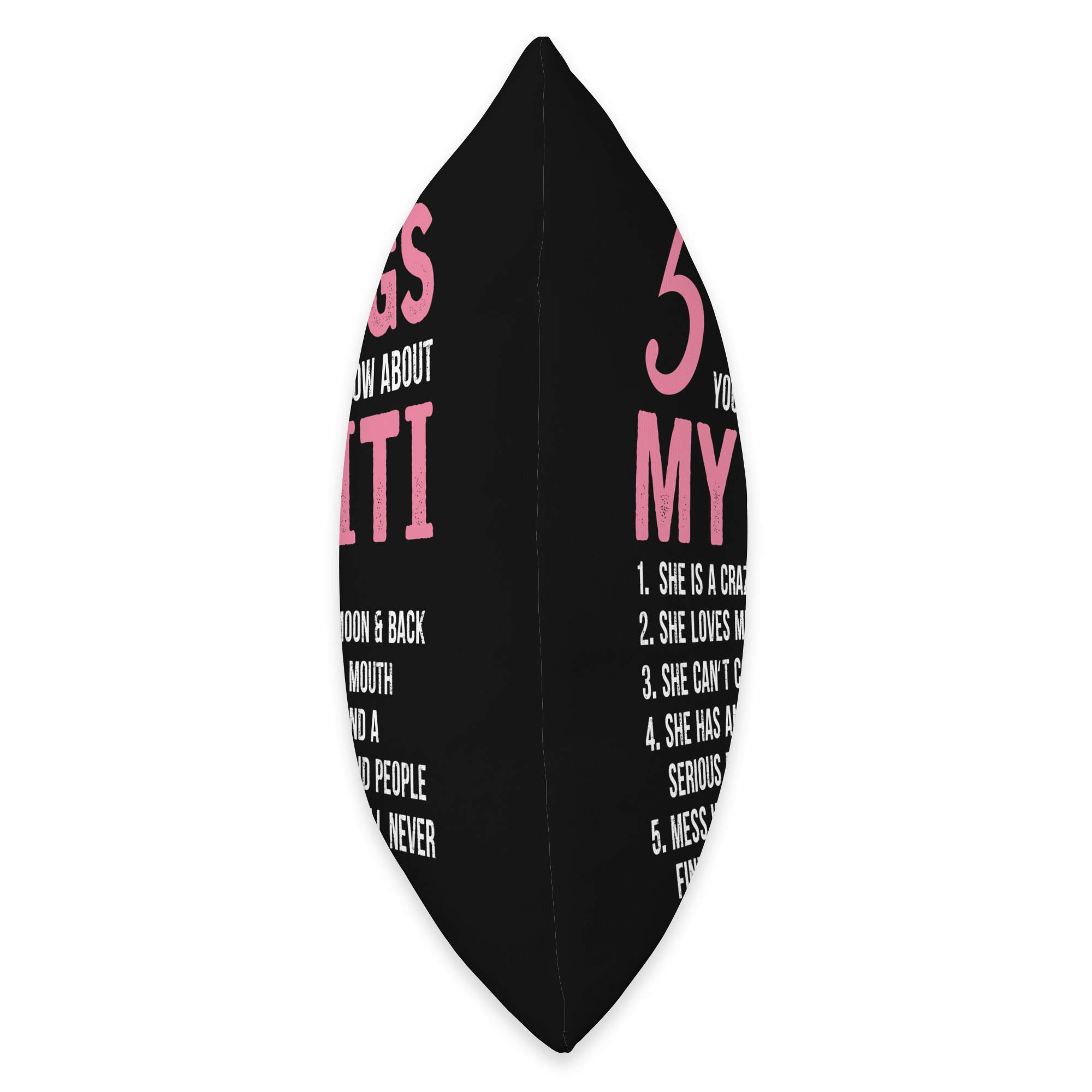 5 Things You Should Know About My Titi Funny Grandma Gift Throw Pillow