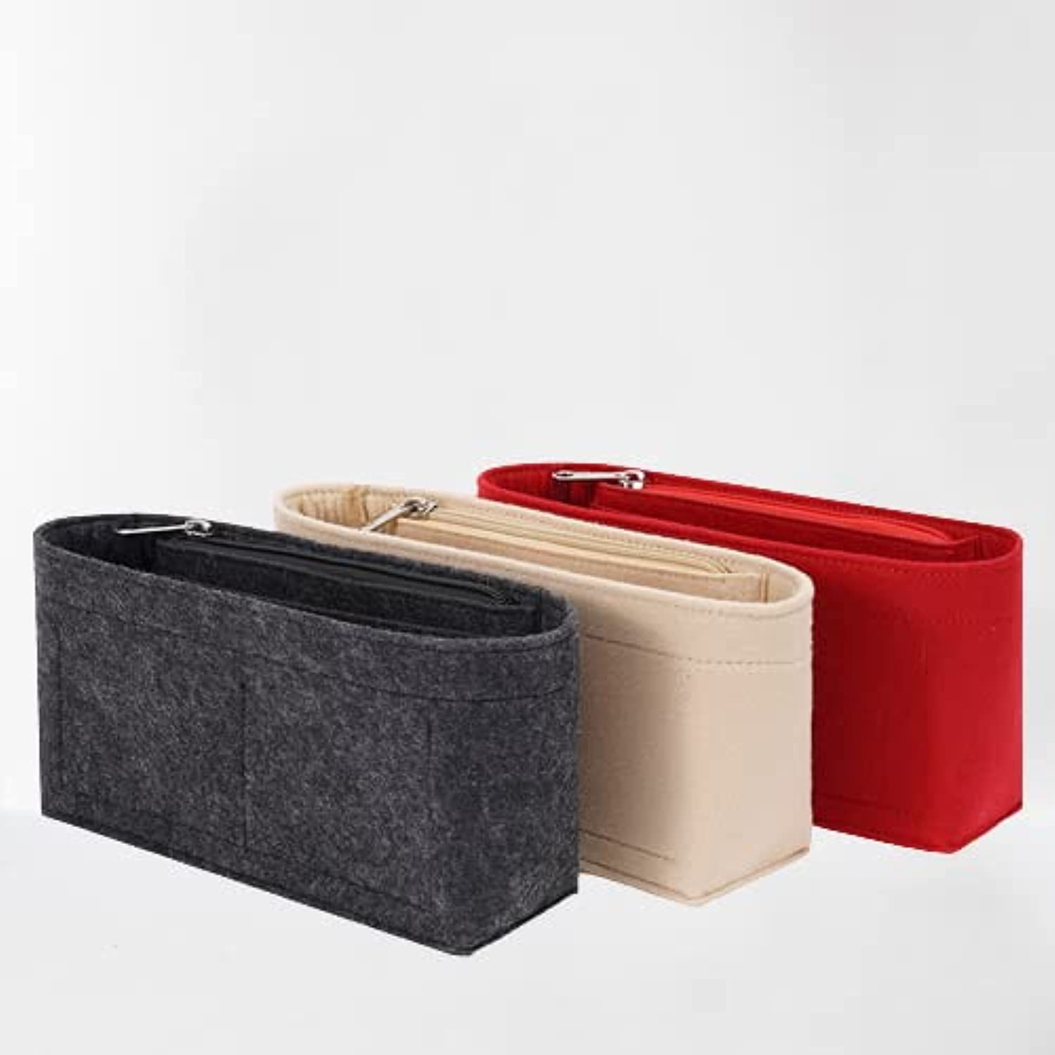 Small Handbag Shaper Insert for GG Marmont Matelasse Shoulder Bag Luxury Handbag & Tote Shaper Fits Chanel CF Bags (medium（25.5*8*15）, black)