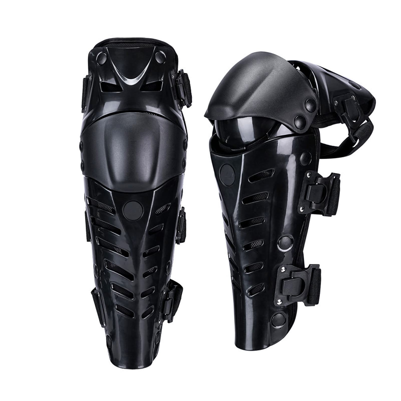 Genouillere Moto Cross Homme, Genouillères VTT Enduro Moto Cross Protection Genoux Tibia équipement Professionnel Adulte Homme Ou Femme, Coupe Confortable Et Dynamique Protège-Genoux 1 Paire