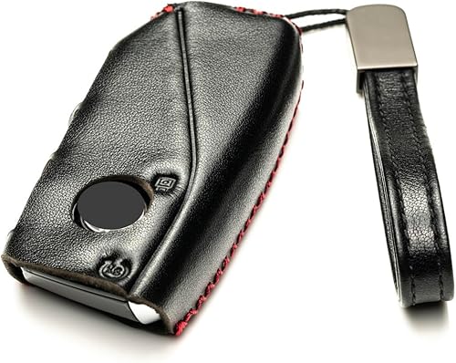 Miniatura 2 de Vitodeco Funda de piel auténtica compatible con BMW X5 2024, BMW X6 2024, BMW X7, BMW X1, BMW Serie 3, BMW Serie 7, BMW iX, BMW i4, BMW i7 2023 en