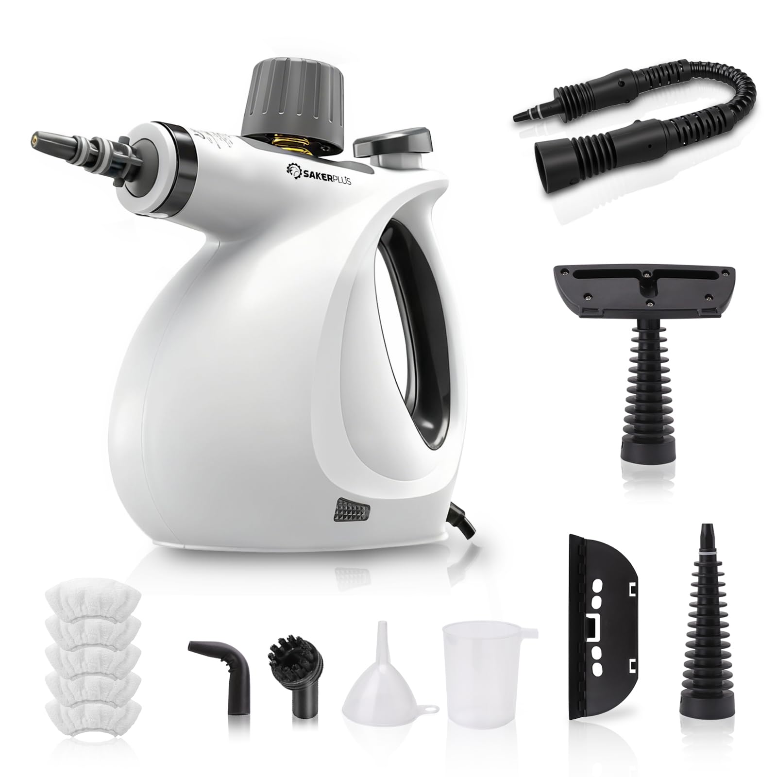 SakerPlus Handheld Steam Cleaner, Portable Pressurized Steamer