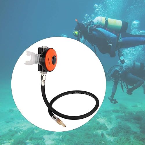 Miniatura 2 de Tbest Regulador, Buceo Boca Pieza Buceo Snorkel 2da Etapa Regulador Buceo Explorador con Boquilla Equipo de Buceo Accesorio para Buceo Snorkel
