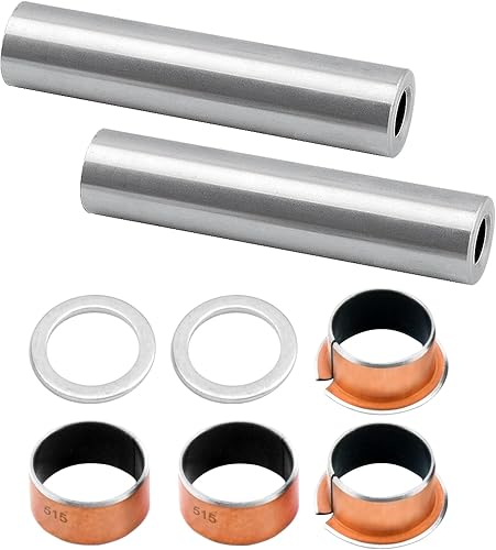 Miniatura 7 de Roykaw Kit de bujes de husillo King pin compatible con carrito de golf EZGO RXV 2008 en adelanteeléctrico, reemplaza al OEM # 601707, 614034,