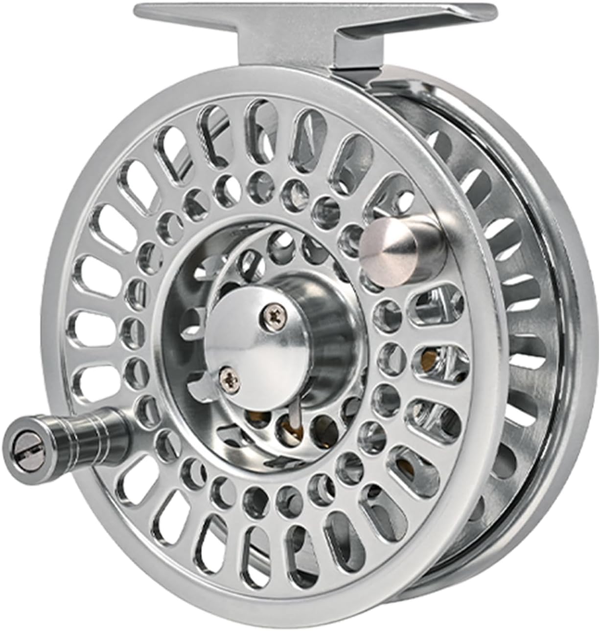 アルミフライリール,フライリール | フライフィッシングフロントリール,釣り具、淡水湖小川池釣り用アルミニウム合金リール、フライフィ