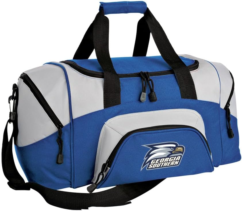 SMALL Georgia Southern Travel Duffle Bag GS Eagles Logo Gift Gym Duffel Workout Bag