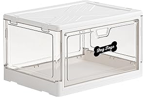 Stackable Pet Toy Bin with Lid