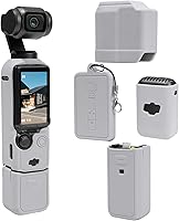 Vista 12 de Funda para Pocket 3, Funda Protectora de Silicona Suave Compatible con DJI Osmo Pocket 3 Creator Combo/para Xtra Muse, Protector de Pantalla Ligero